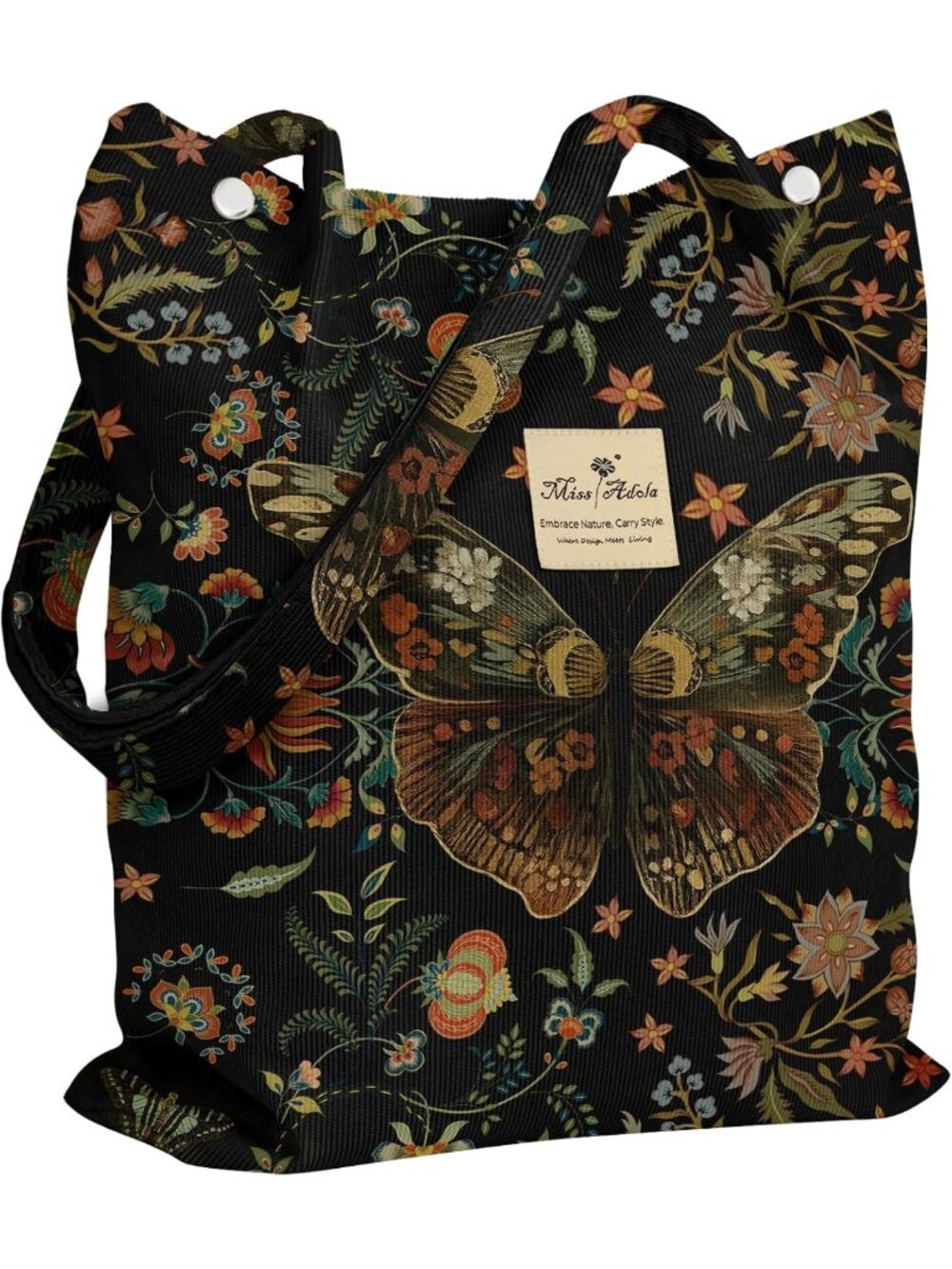 Stylish Corduroy Tote Bag for Women | Aesthetic Design, Versatile & Chic